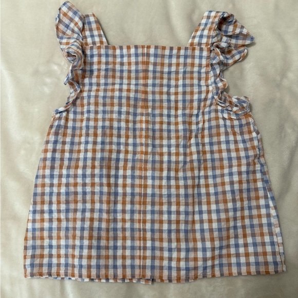 Madewell Plaid/Gingham Top - Picture 2 of 4